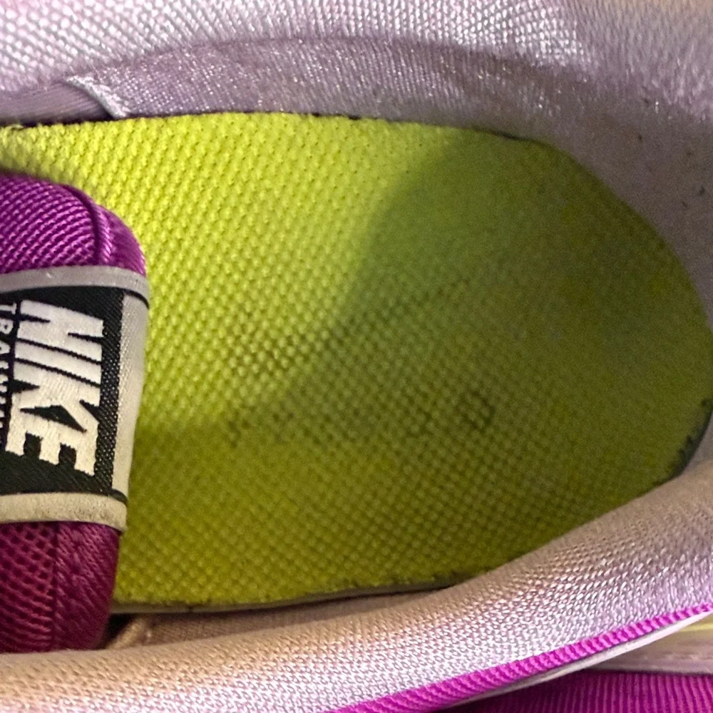 Nike Free Fit 2 Women's Purple Athletic Shoes with Rainbow Laces